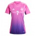 Camisa de Futebol Alemanha Kai Havertz #7 Equipamento Secundário Mulheres Europeu 2024 Manga Curta